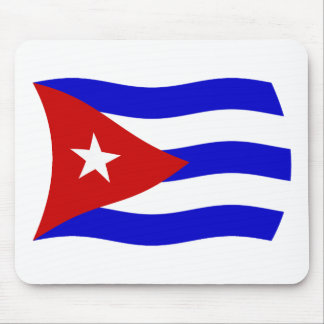 Mousepad Suporte de Mouse Bandeira de Cuba