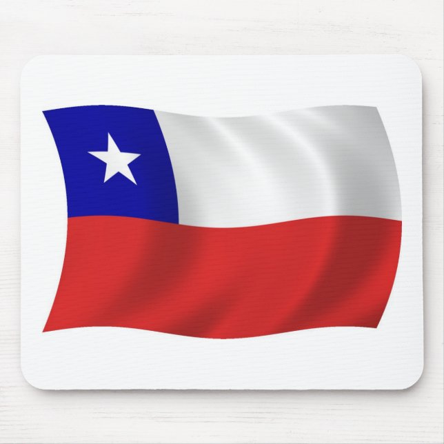 Mousepad Suporte de Mouse Bandeira do Chile (Frente)
