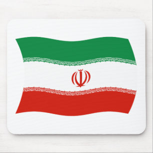 Mousepad Suporte de Mouse Bandeira do Irã