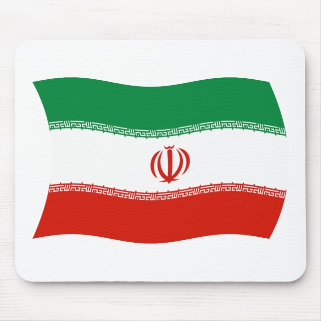 Mousepad Suporte de Mouse Bandeira do Irã (Frente)