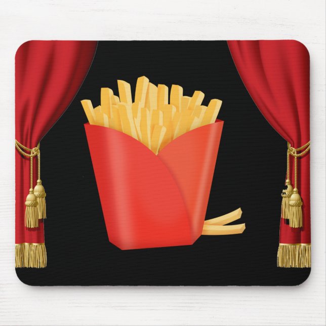 Mousepad Suporte de Mouse Batata Frita (Frente)