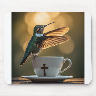 Mousepad Suporte de Mouse Beija-flor