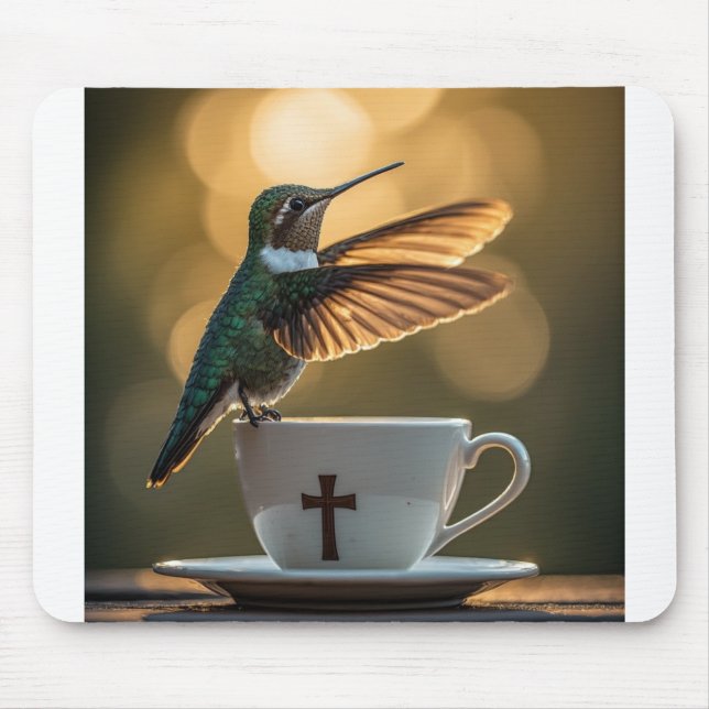 Mousepad Suporte de Mouse Beija-flor (Frente)