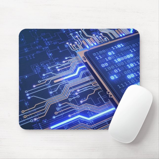 Mousepad Suporte de mouse - Chip de silicone  (Com mouse)