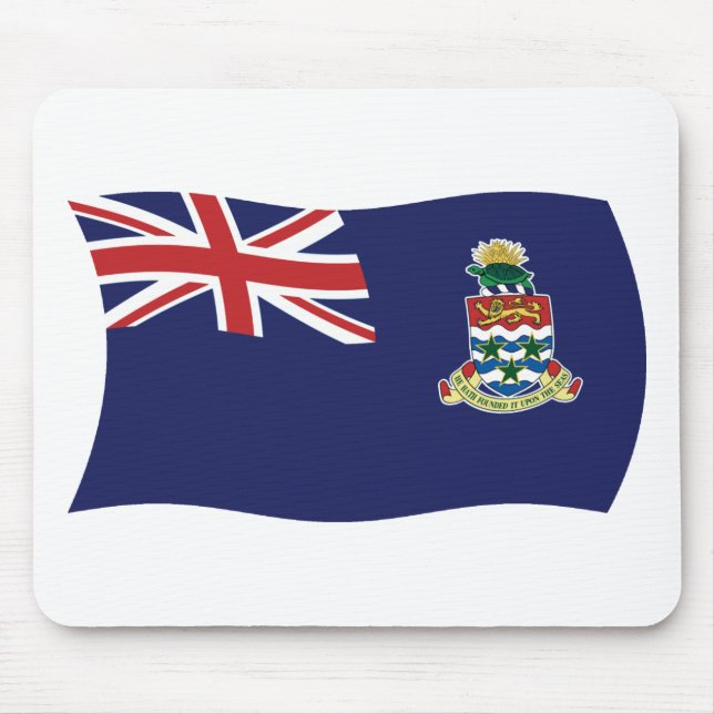 Mousepad Suporte de Mouse com Bandeira das Ilhas Cayman (Frente)
