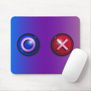 Mousepad Suporte de Mouse Com Botões de Votação de Jogo