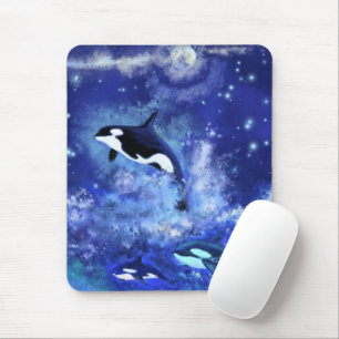 Mousepad Suporte de Mouse com Orcas