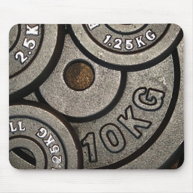 Mousepad Suporte de Mouse com Placas de Peso (Frente)