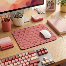 Mousepad Suporte de Mouse Corações