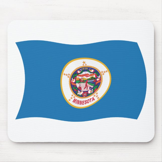 Mousepad Suporte de Mouse da Bandeira de Minnesota (Frente)