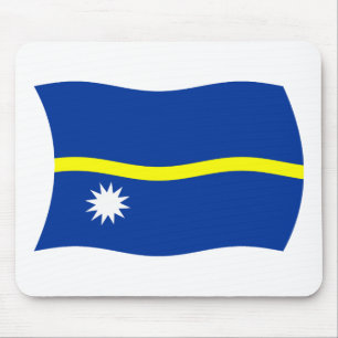 Mousepad Suporte de Mouse da Bandeira de Nauru