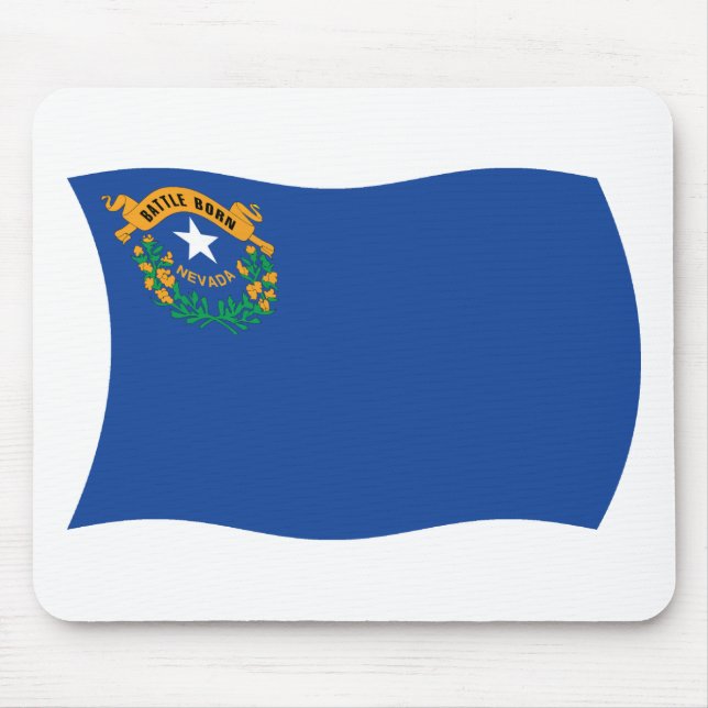 Mousepad Suporte de Mouse da Bandeira de Nevada (Frente)