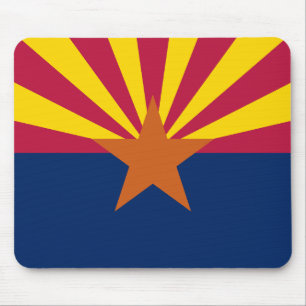 Mousepad Suporte de Mouse da Bandeira do Estado do Arizona