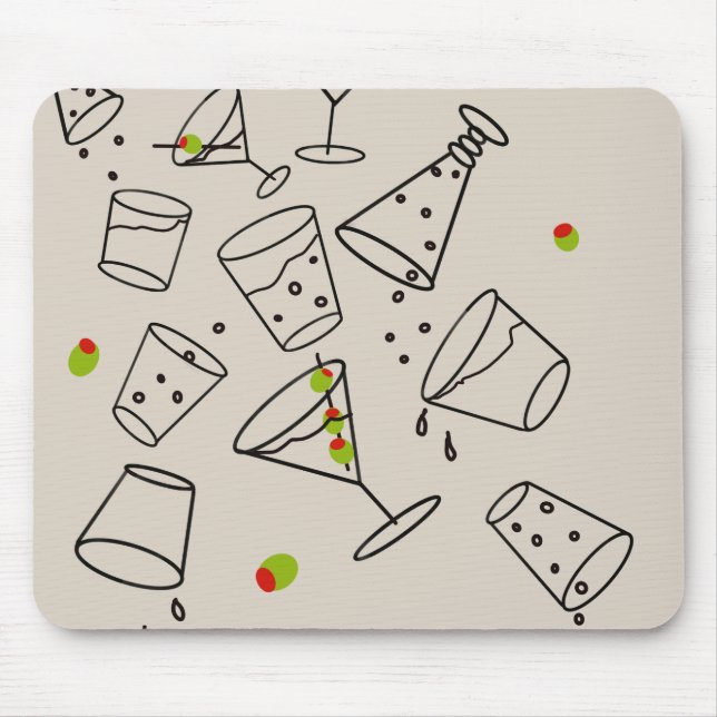 Mousepad Suporte de Mouse de Bebidas (Frente)