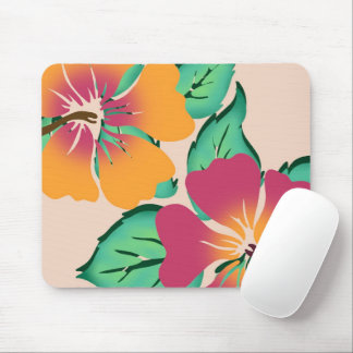 Mousepad Suporte de Mouse de Hibisco Tropical