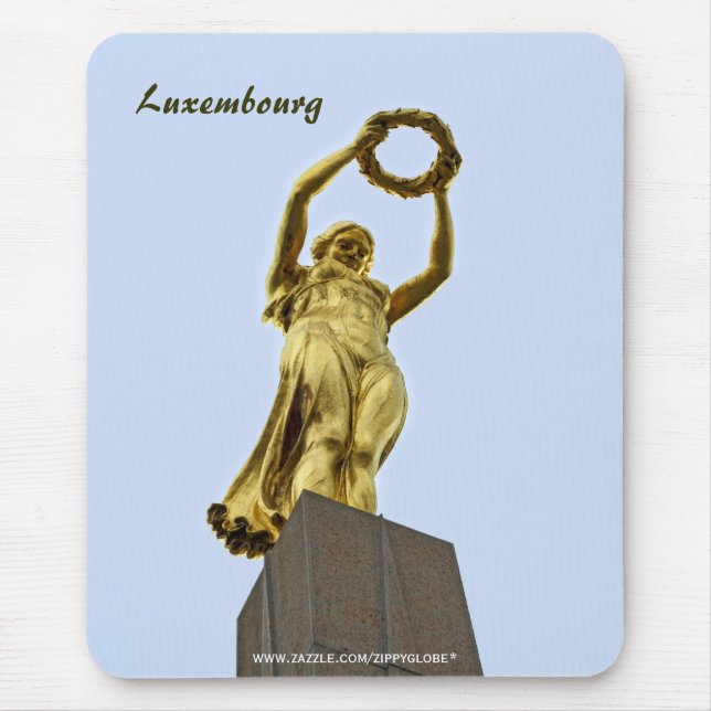 Mousepad Suporte de mouse de Luxemburgo (Frente)