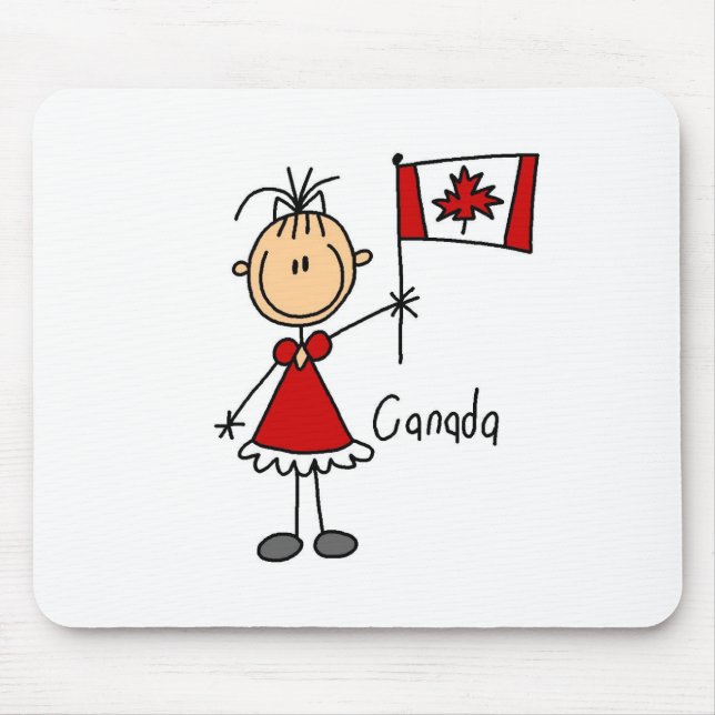 Mousepad Suporte de mouse do Canadá (Frente)