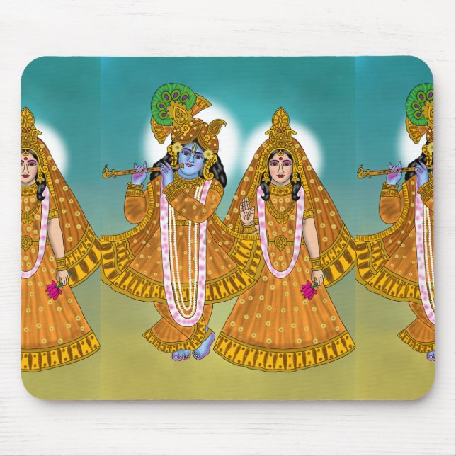 Mousepad Suporte de Mouse do Senhor Krishna (Frente)