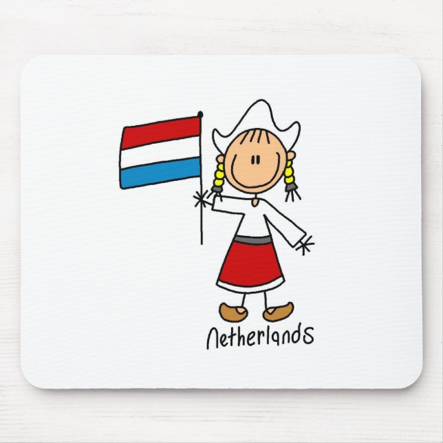Mousepad Suporte de mouse dos Países Baixos (Frente)