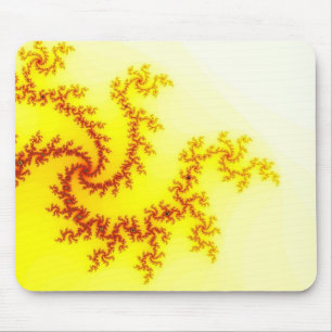 Mousepad Suporte de Mouse Dragão Amarelo