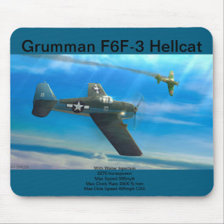 Mousepad Suporte de mouse Grumman F6F-3 Hellcat