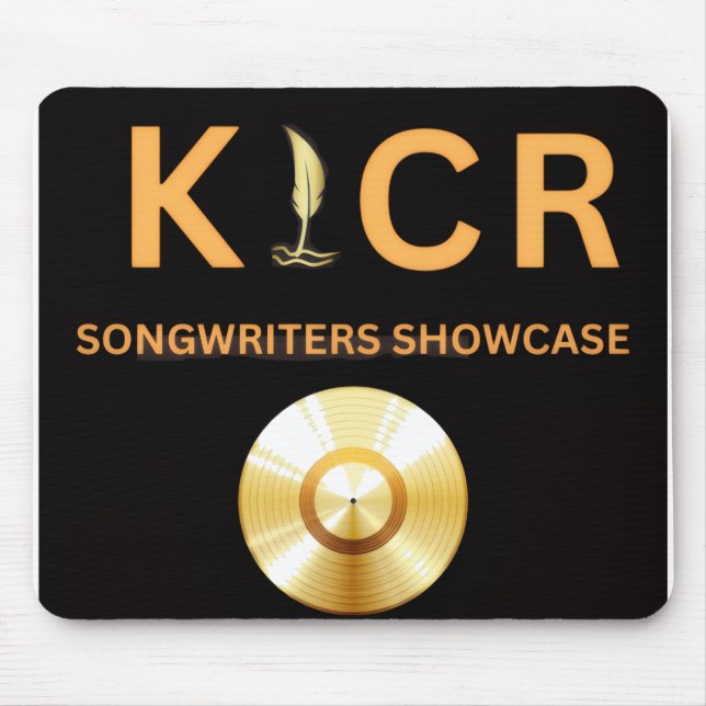Mousepad Suporte de Mouse KICR Songwriters Showcase (Frente)