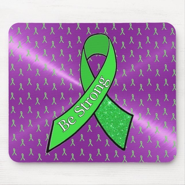 Mousepad Suporte de Mouse Laço de Conscientização da Doença (Frente)