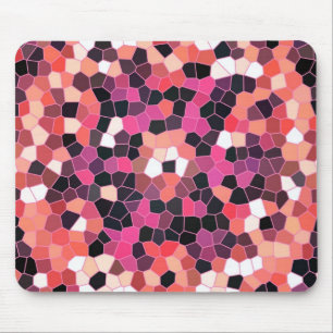 Mousepad Suporte de Mouse Luz Brilhante para Tons de Rosa E