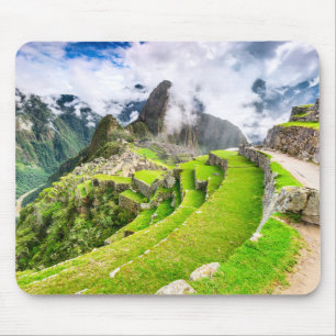 Mousepad Suporte de Mouse Machu Picchu, Cusco - Peru