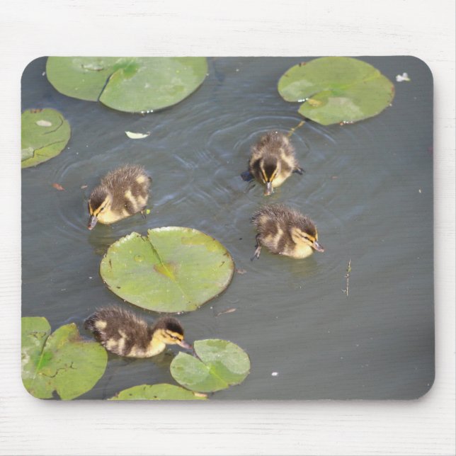 Mousepad Suporte de mouse para patinhos (Frente)