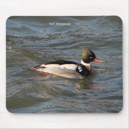 Mousepad Suporte de Mouse Pato-Mergulhão-Vermelho