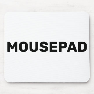 Mousepad Suporte de mouse que diz suporte de mouse