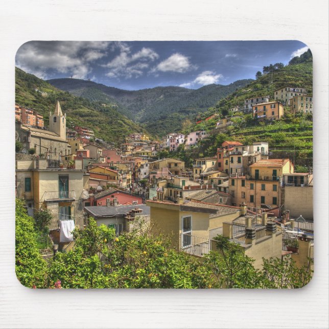 Mousepad suporte de mouse riomaggiore (Frente)