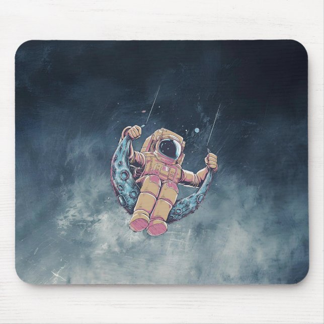 Mousepad Suporte de Mouse Sol e Lua (Frente)