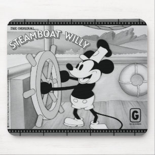 Mousepad Suporte de Mouse Steamboat Willie
