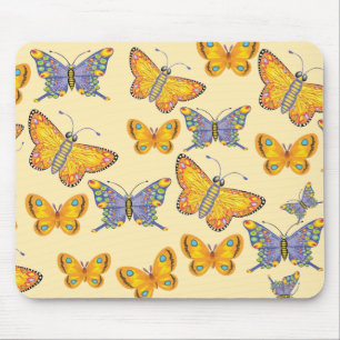 Mousepad Suporte de Rato Borboletas