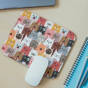 Mousepad Suporte de Rato Gatos Fofos