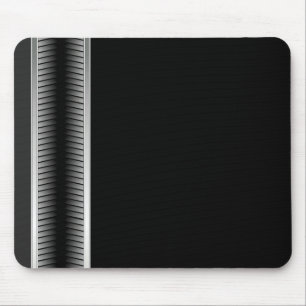 Mousepad Suporte de rato industrial prateado e preto