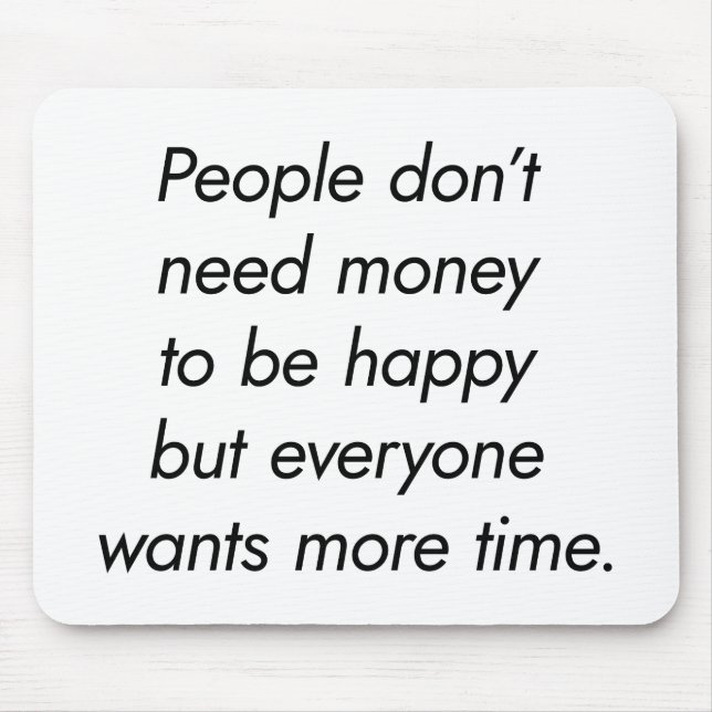 Mousepad Suporte de Rato Mais Tempo (Frente)