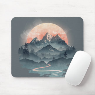 Mousepad Suporte de Rato Moderno Único Tendência Brandy