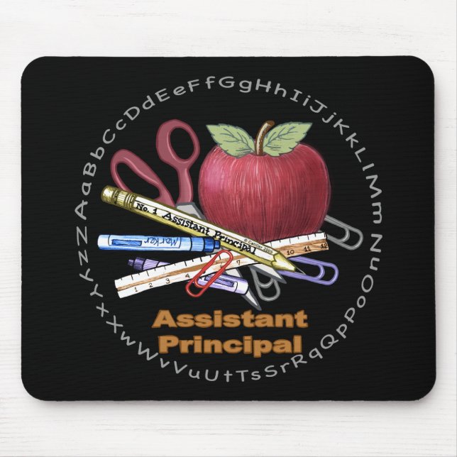 Mousepad Suporte de rato preto para Vice-Diretor (Frente)