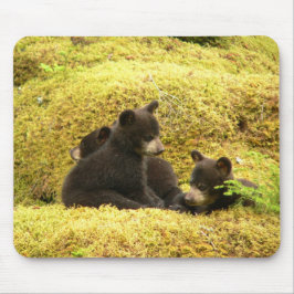 Mousepad Suporte de Rato Ursinhos Pretos