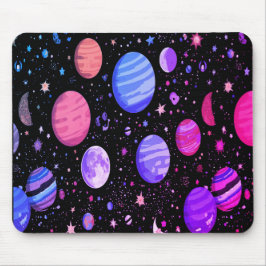 Mousepad Suporte do mouse da Galaxy Desk - Astronauta e esp