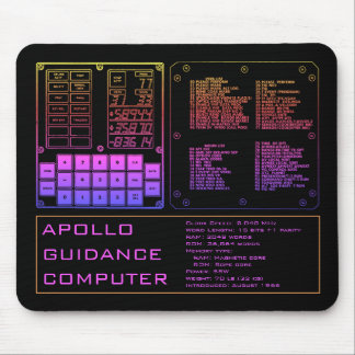Mousepad Suporte do mouse para computador Apollo Guidance