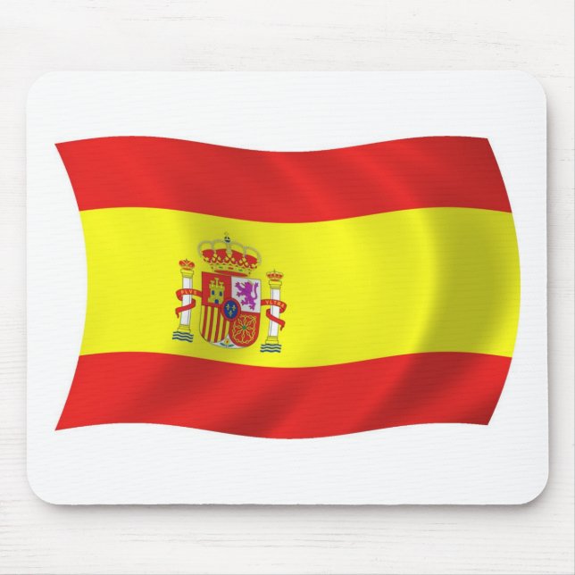 Mousepad Suporte do sinalizador de espanha (Frente)