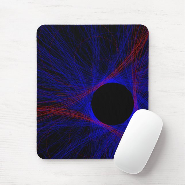 Mousepad Suporte Geométrico do Rato de Triângulo Acentuado (Com mouse)