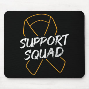 Mousepad Suporte Leucemia Cancer Leucemia Esquadrão Sensibi