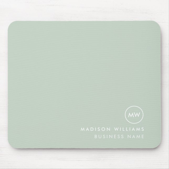 Mousepad Suporte Mínimo para Mouse Monograma Cliente (Frente)