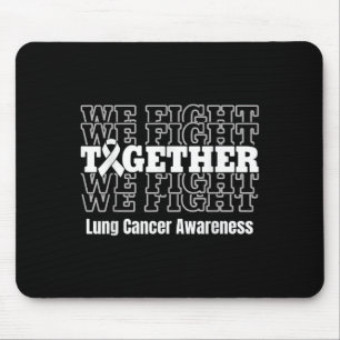 Mousepad Suporte para a consciência dos Canceres pulmonares