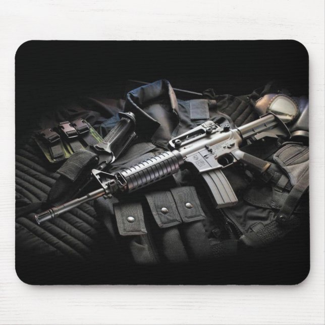 Mousepad suporte para mouse ar 15 (Frente)